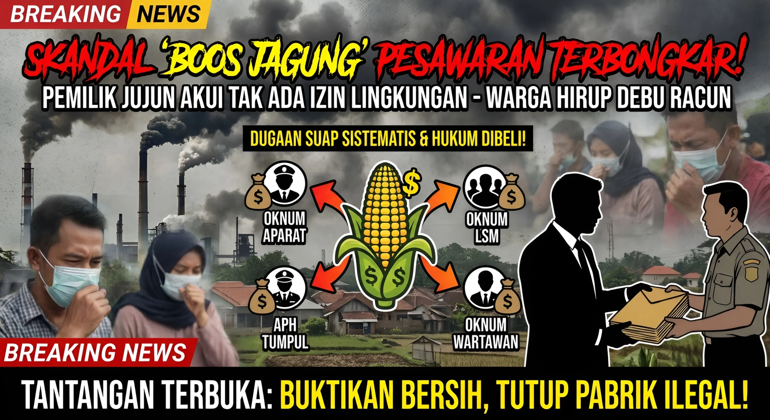 SKANDAL 'BOOS JAGUNG' PESAWARAN: Warga Menjerit Hirup Debu, Aparat Diduga "Masuk Angin" 1 SKANDAL 'BOOS JAGUNG' PESAWARAN: Warga Menjerit Hirup Debu, Aparat Diduga "Masuk Angin"