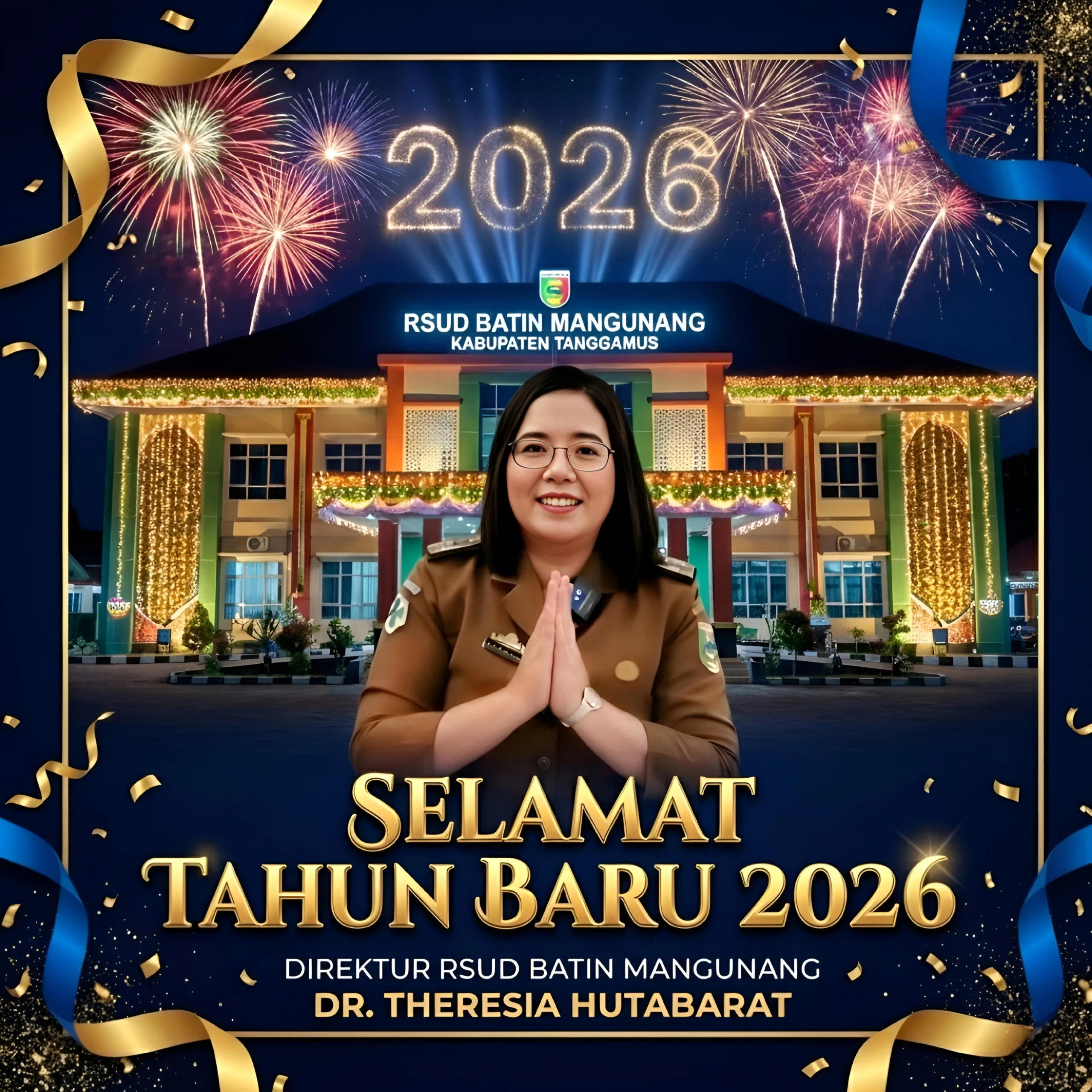 Sambut Tahun Baru 2026, Direktur RSUD Batin Mangunang dr. Theresia Hutabarat Tegaskan Komitmen Peningkatan Layanan Kesehatan