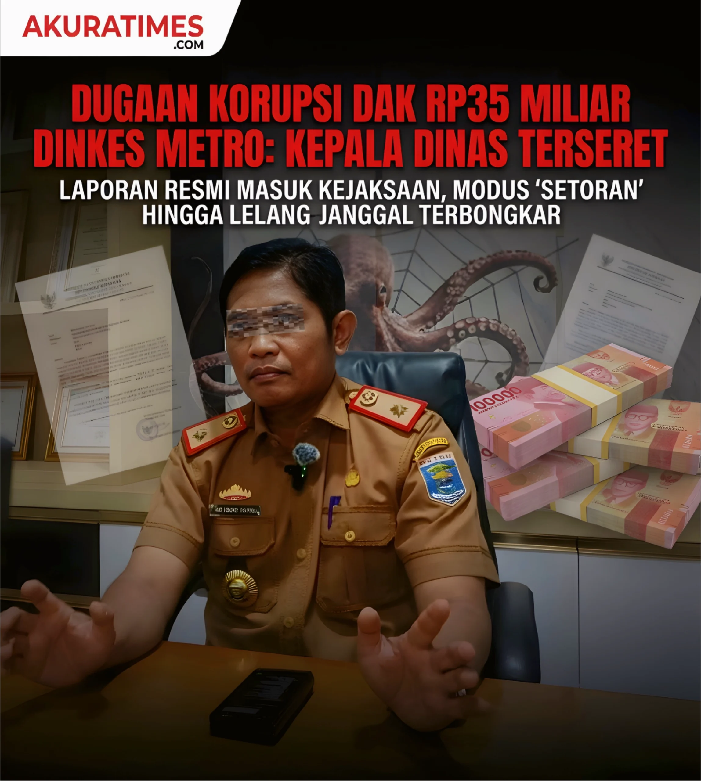 Skandal Dinkes Metro: Dugaan Korupsi DAK Rp35 Miliar Resmi Dilaporkan ke Kejaksaan 1 Skandal Dinkes Metro: Dugaan Korupsi DAK Rp35 Miliar Resmi Dilaporkan ke Kejaksaan