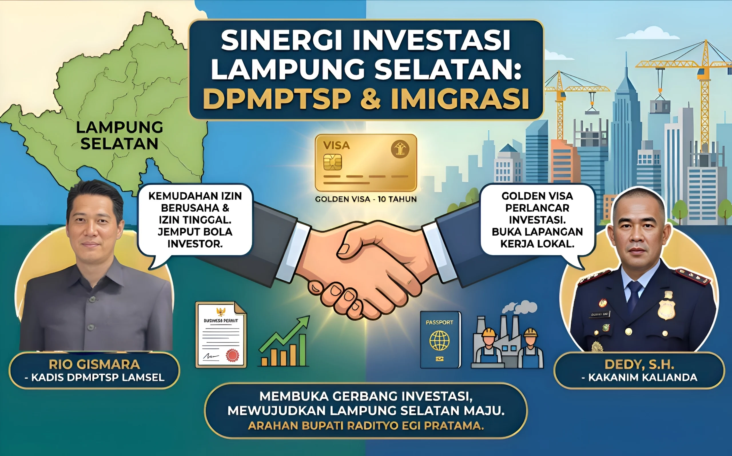 DPMPTSP Lamsel & Imigrasi Kolaborasikan Golden Visa dan Kemudahan Izin 1 DPMPTSP Lamsel & Imigrasi Kolaborasikan Golden Visa dan Kemudahan Izin