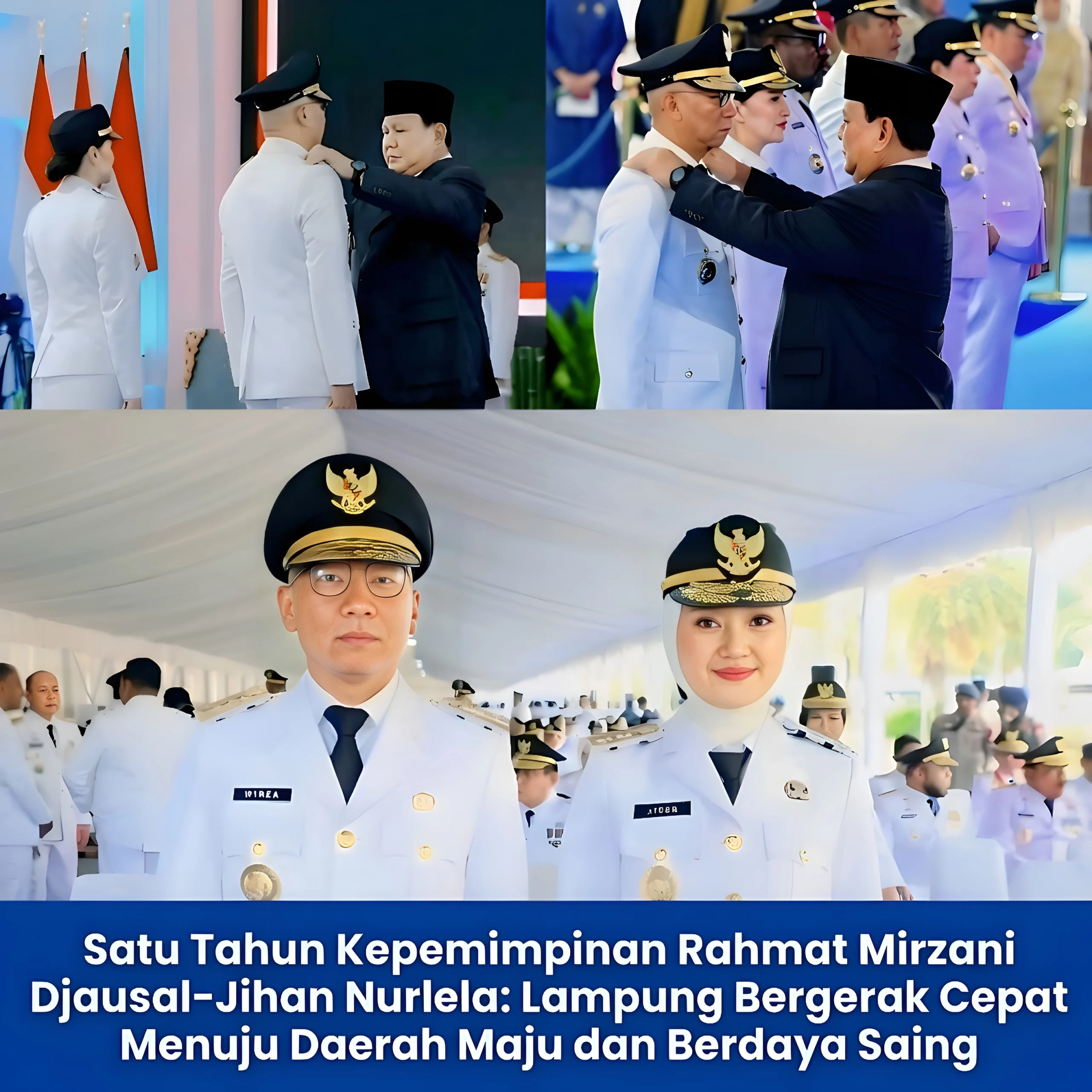 Satu Tahun Kepemimpinan Rahmat Mirzani Djausal–Jihan Nurlela: Lampung Bergerak Cepat Menuju Daerah Maju dan Berdaya Saing 1 Satu Tahun Kepemimpinan Rahmat Mirzani Djausal–Jihan Nurlela: Lampung Bergerak Cepat Menuju Daerah Maju dan Berdaya Saing