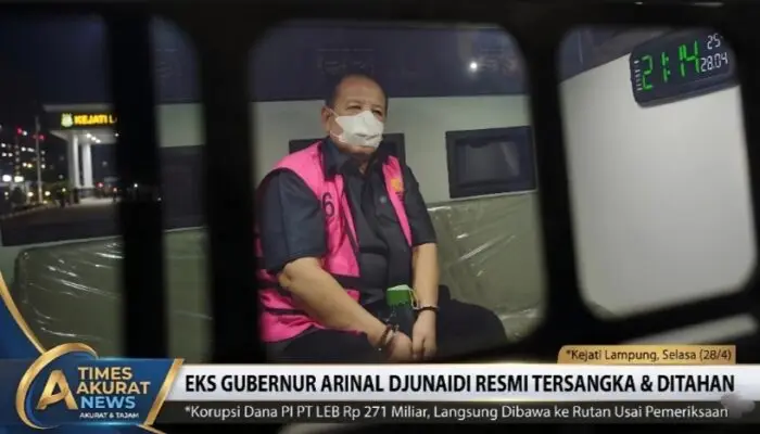 Skandal Korupsi Rp 271,5 Miliar: Mantan Gubernur Lampung Arinal Djunaidi Resmi Ditetapkan sebagai Tersangka