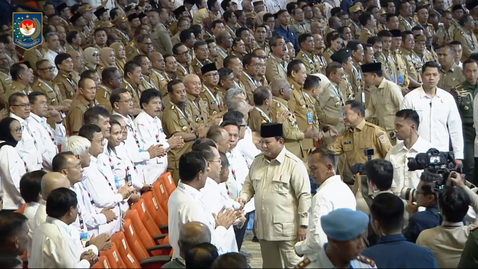 Gubernur Rahmat Mirzani Djausal dan Wagub Jihan Nurlela Ikuti Rakornas Pemerintah Pusat dan Daerah 2026