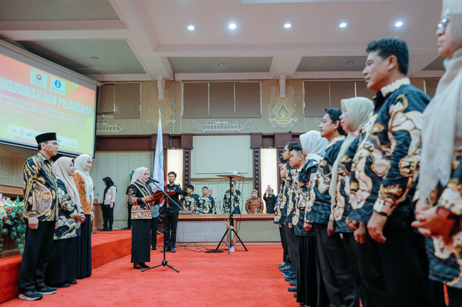 Kukuhkan Pengurus Forum Literasi se-Lampung, Bunda Literasi Wulan Mirza Dorong Inovasi dan Peningkatan Kualitas SDM 1 Kukuhkan Pengurus Forum Literasi se-Lampung, Bunda Literasi Wulan Mirza Dorong Inovasi dan Peningkatan Kualitas SDM