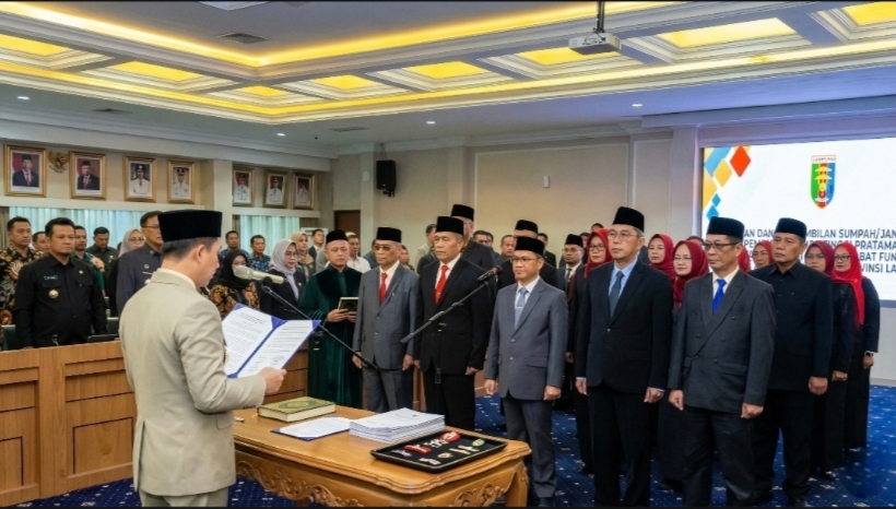 Sekdaprov Lampung Lantik 20 Pejabat Baru, Ini Daftar Lengkapnya 1 Sekdaprov Lampung Lantik 20 Pejabat Baru, Ini Daftar Lengkapnya
