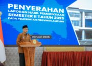 Terima LHP BPK Semester II 2025, Pemprov Lampung Komitmen Tingkatkan Tata Kelola Keuangan dan Pelayanan Publik