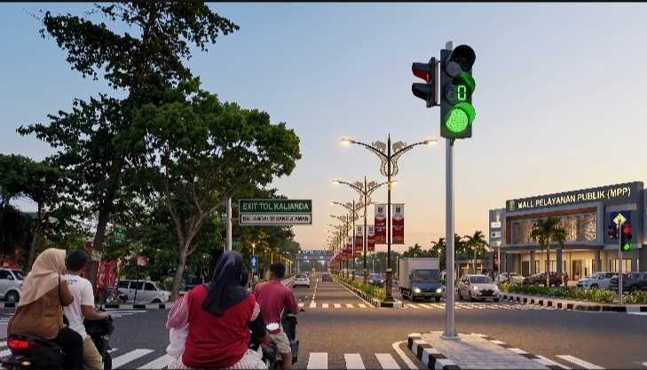 Telan Dana Rp1,6 Miliar, Akses Exit Tol Kalianda Kini Dilengkapi Lampu Lalu Lintas dan PJU Dekoratif 1 Telan Dana Rp1,6 Miliar, Akses Exit Tol Kalianda Kini Dilengkapi Lampu Lalu Lintas dan PJU Dekoratif
