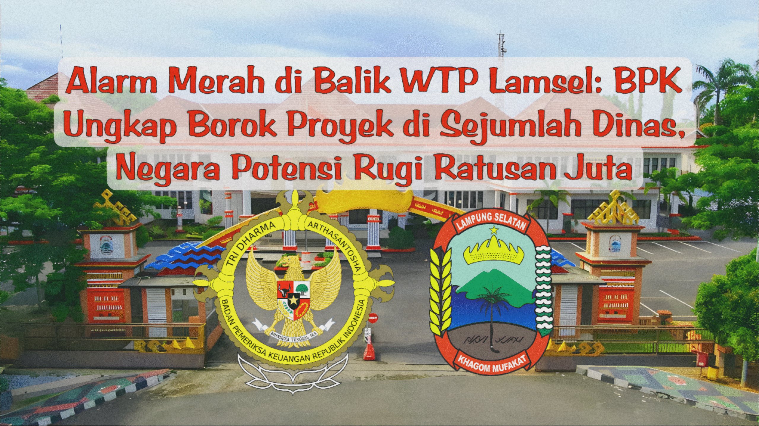 Alarm Merah di Balik WTP Lamsel: BPK Ungkap Borok Proyek di Sejumlah Dinas, Negara Potensi Rugi Ratusan Juta 1 BPK Ungkap Borok Proyek di Sejumlah Dinas, Negara Potensi Rugi Ratusan Juta