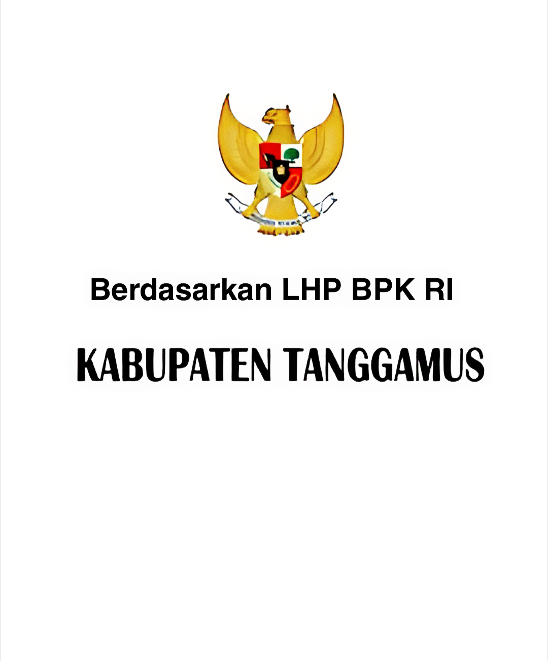 LHP BPK Bongkar Kebobrokan Bapperida Tanggamus: Satu Proyek Perencanaan Rugikan Negara Rp 315 Juta.